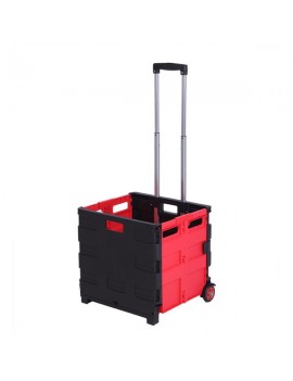 Two-Wheeled Collapsible Handcart Rolling Utility Cart with seat Heavy Duty Lightweight