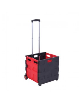 Two-Wheeled Collapsible Handcart Rolling Utility Cart with seat Heavy Duty Lightweight