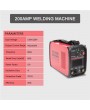 Dual Voltage 110V / 220V Inverter DC 200AMP Manual Welding Argon Arc Welding Dual-Purpose Welding Machine