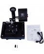 30 x 23 Rotary Heat Press Machine with LCD Temperature Control for T-shirt Black